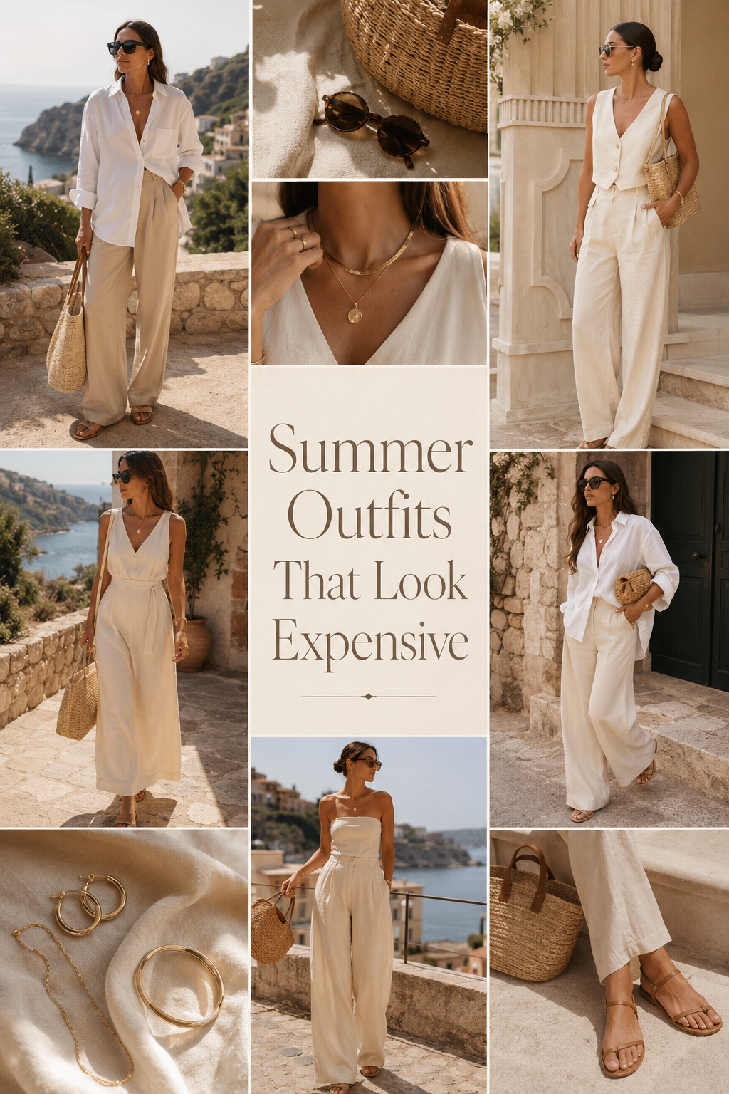 expensive looking quiet luxury summer outfit inspiration for women