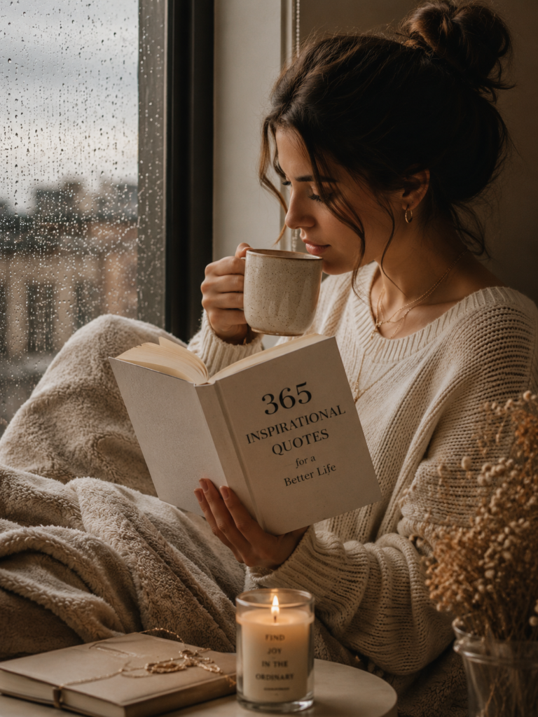 feminine healing journal and inspirational self care scene