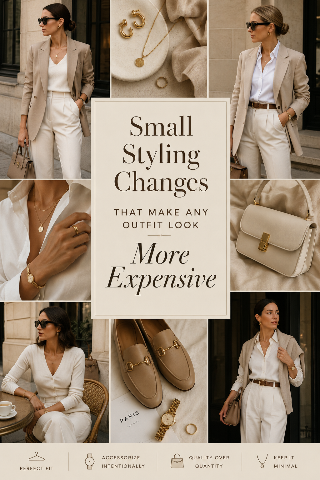 expensive looking quiet luxury outfit styling inspiration